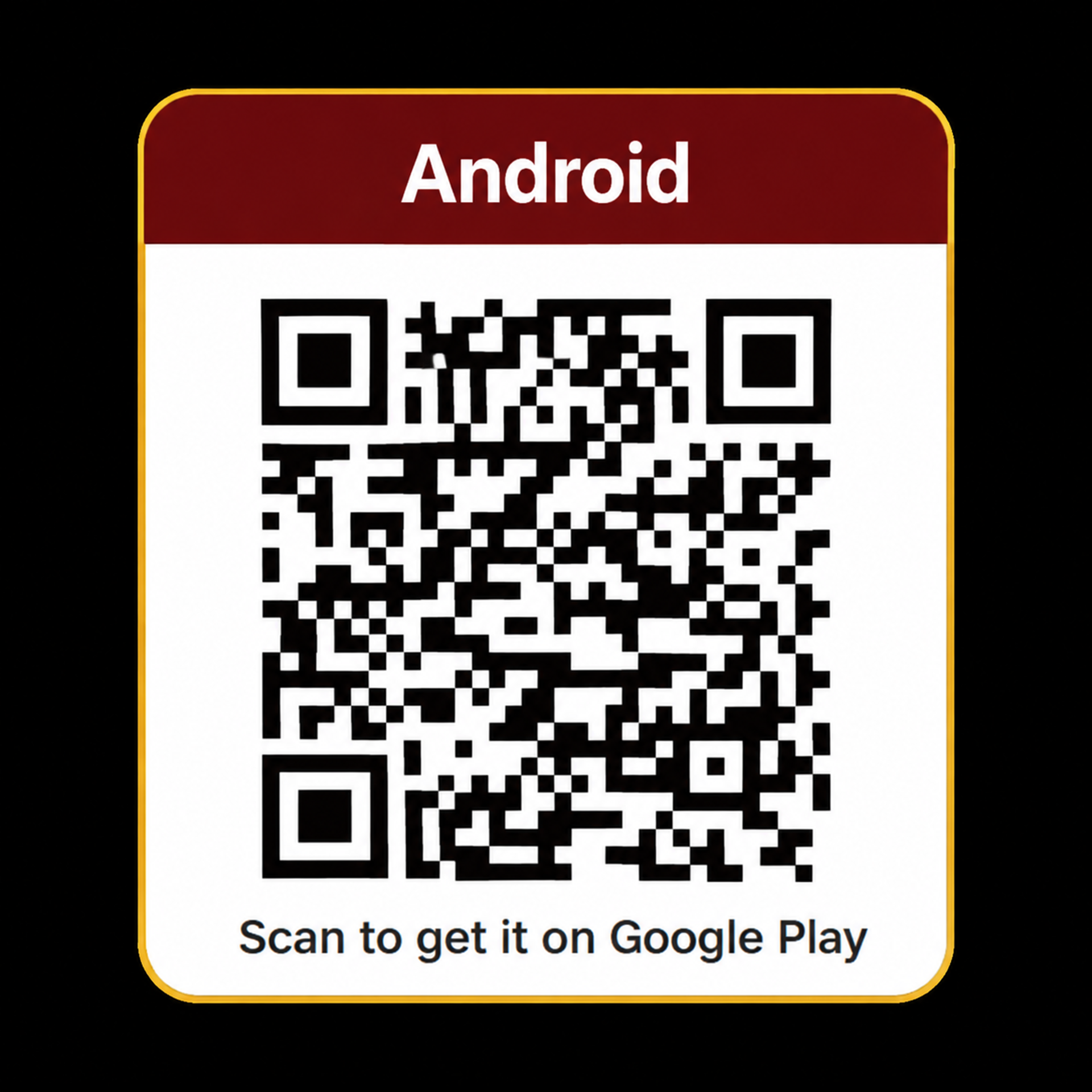 Scan to get it on Google Play