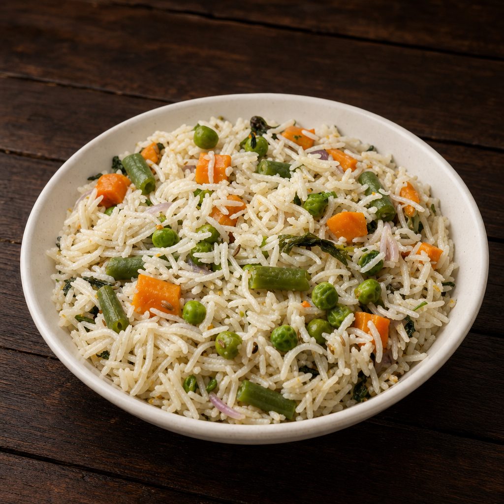 Vegetable Pilav.